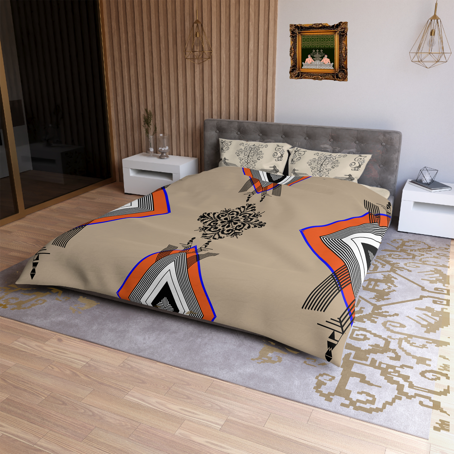 Buasacchese, Copripiumino in microfibra, srdn printed