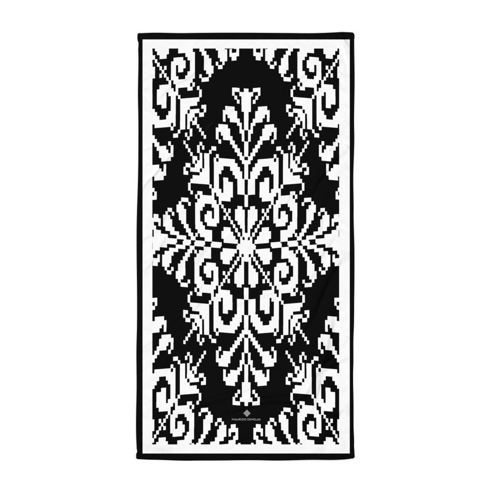 Pistoccu b-white, beach towel