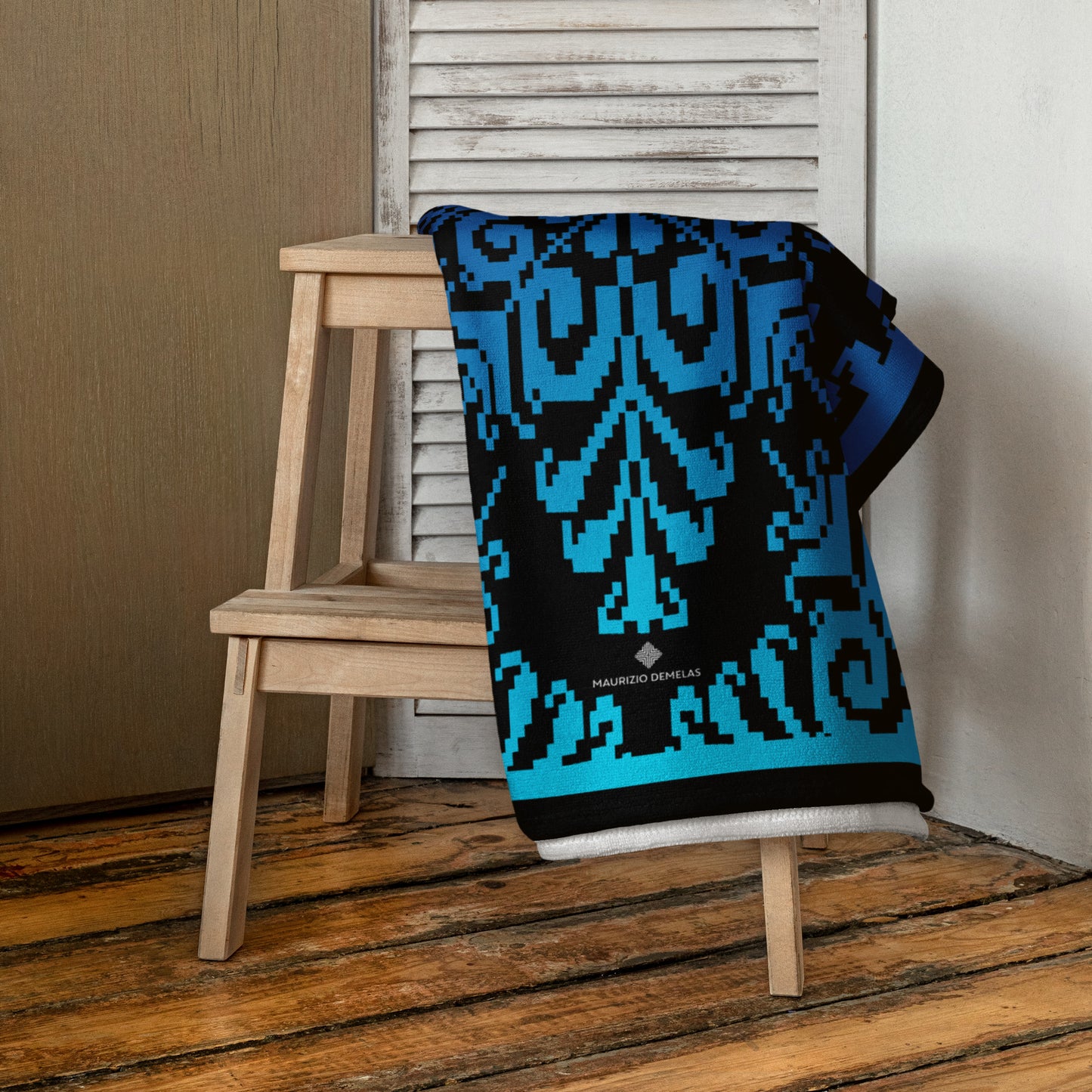 Pistoccu bleu, beach towel