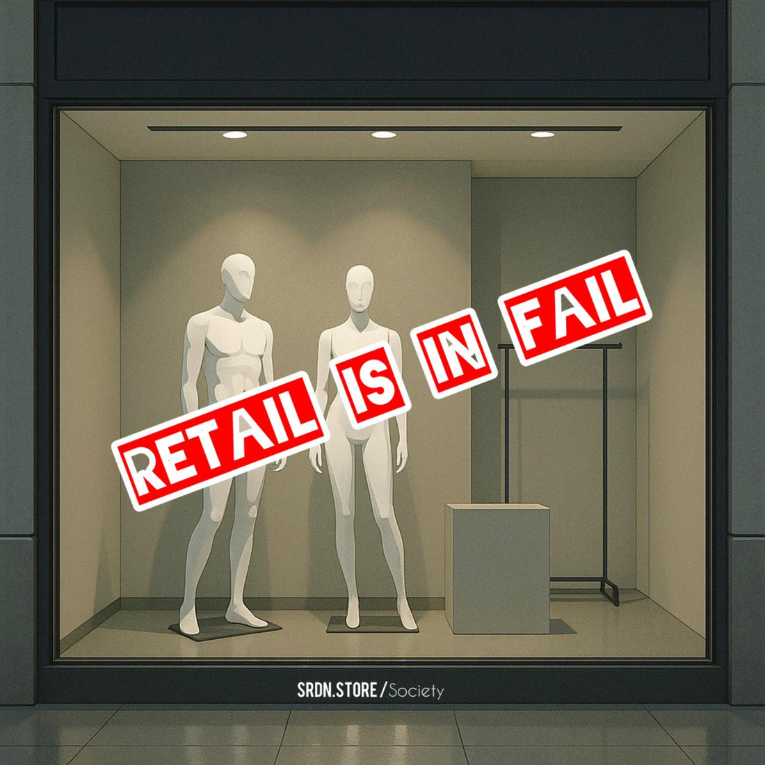 La struttura retail: specchio della decadenza attuale.