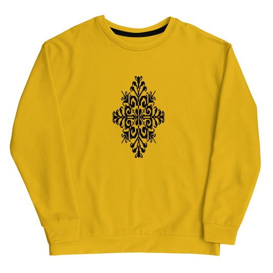 Flower Heart Black & Yellow