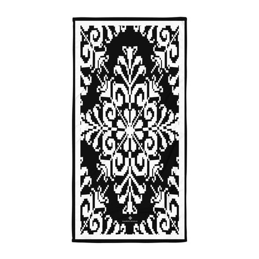 Pistoccu b-white, beach towel