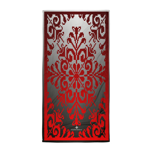 Pistoccu red, beach towel