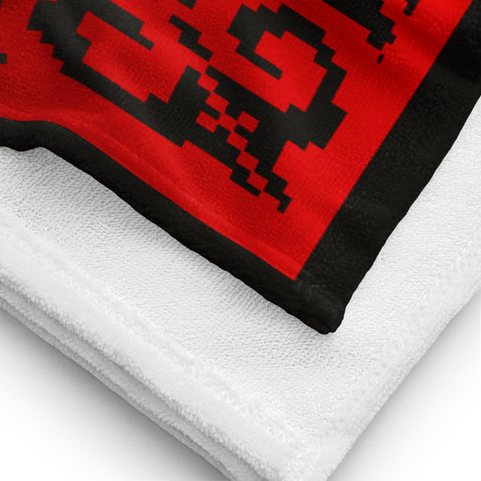 Pistoccu red, beach towel